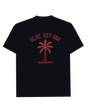 Black Surf Palm Tee