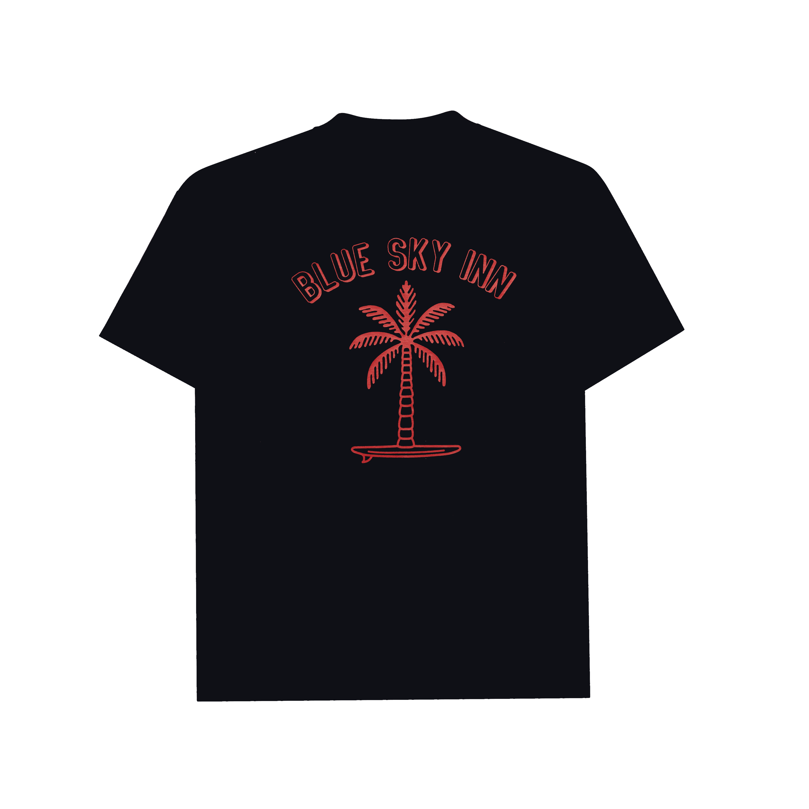Black Surf Palm Tee
