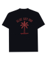 Black Surf Palm Tee