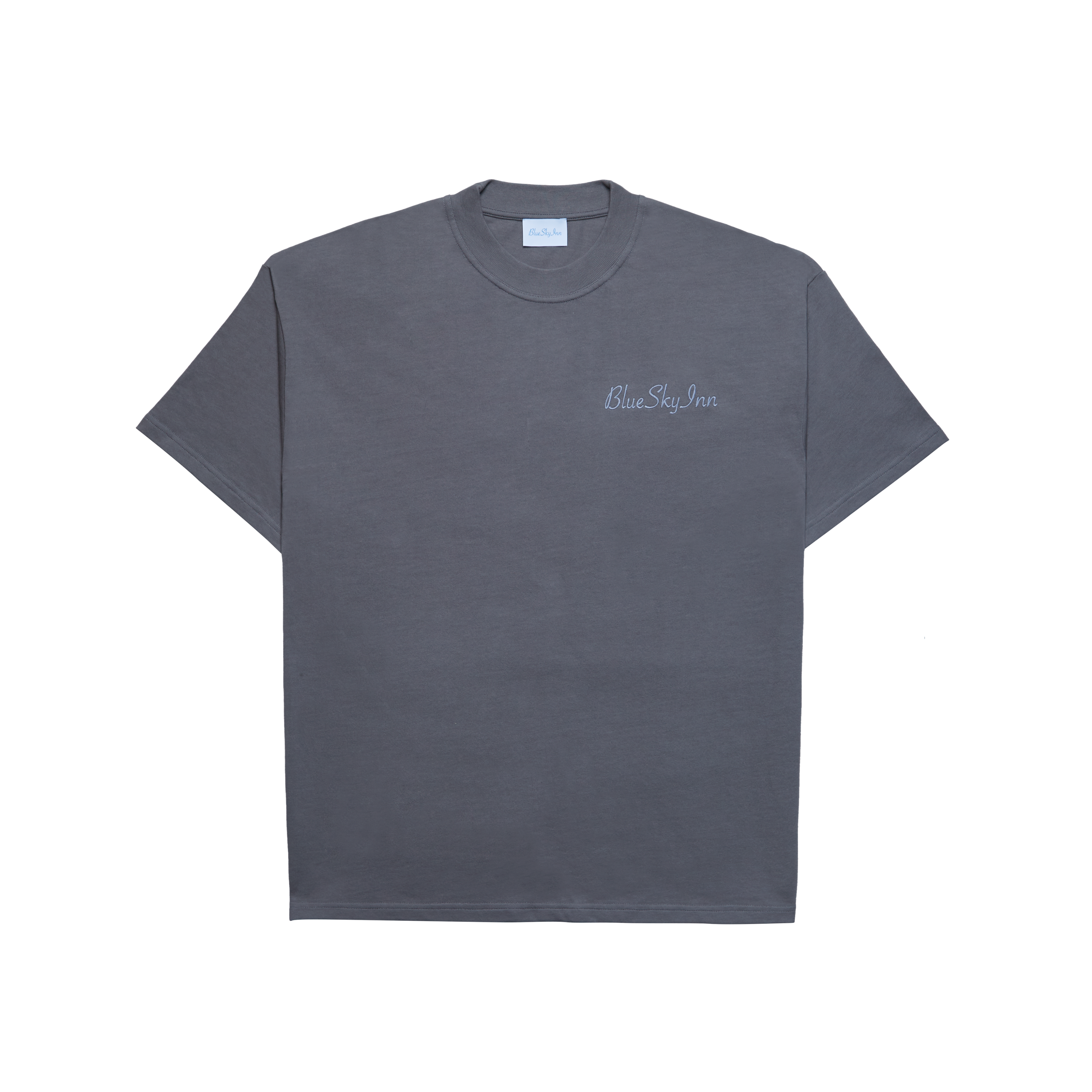 Camiseta con logotipo gris