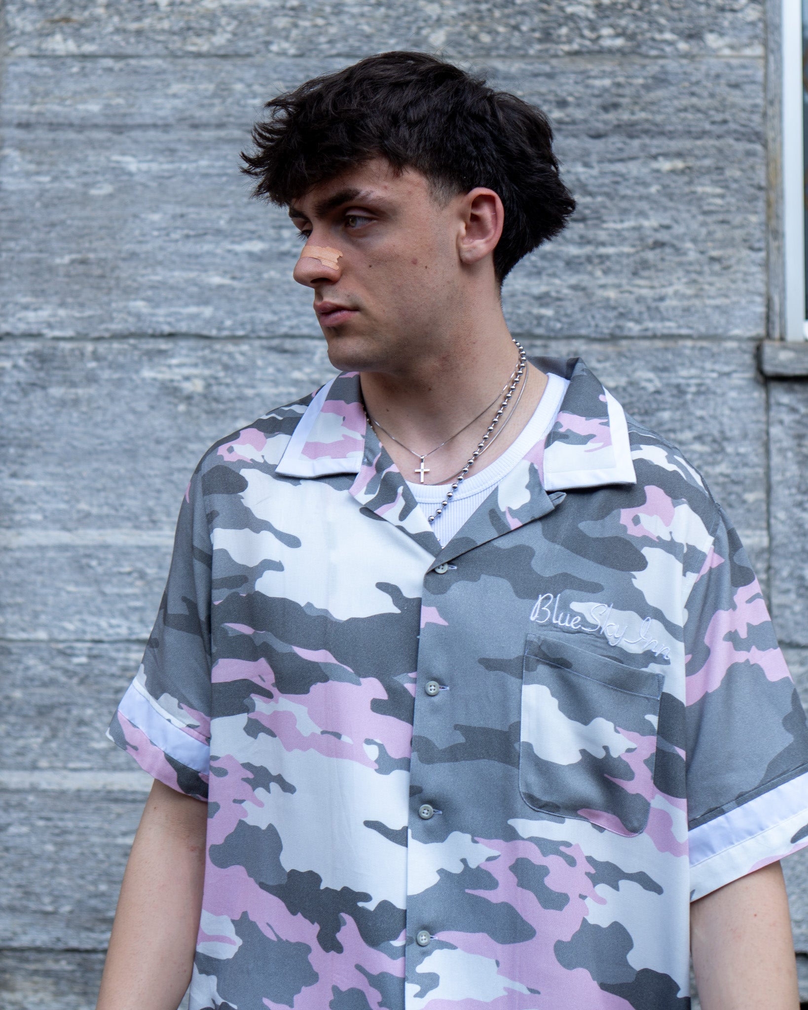 Pink Camo Waiter Shirt