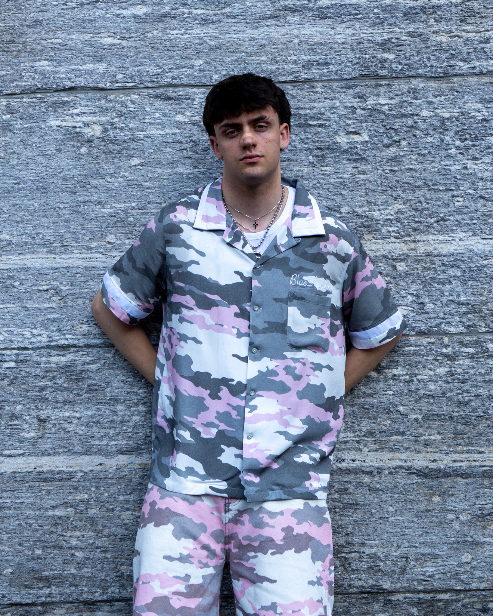 Pink Camo Waiter Shirt