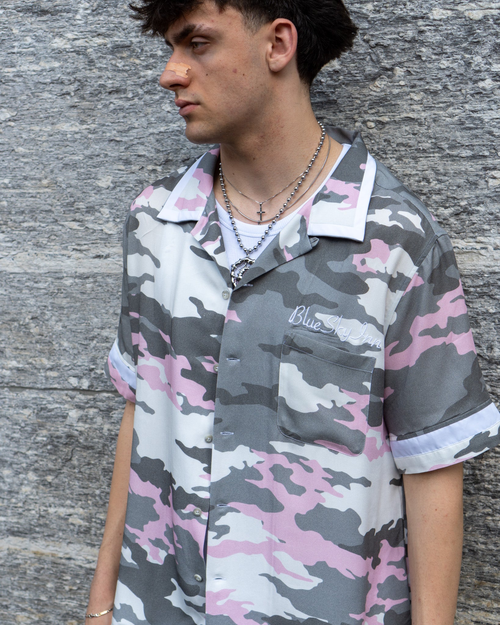 Pink Camo Waiter Shirt