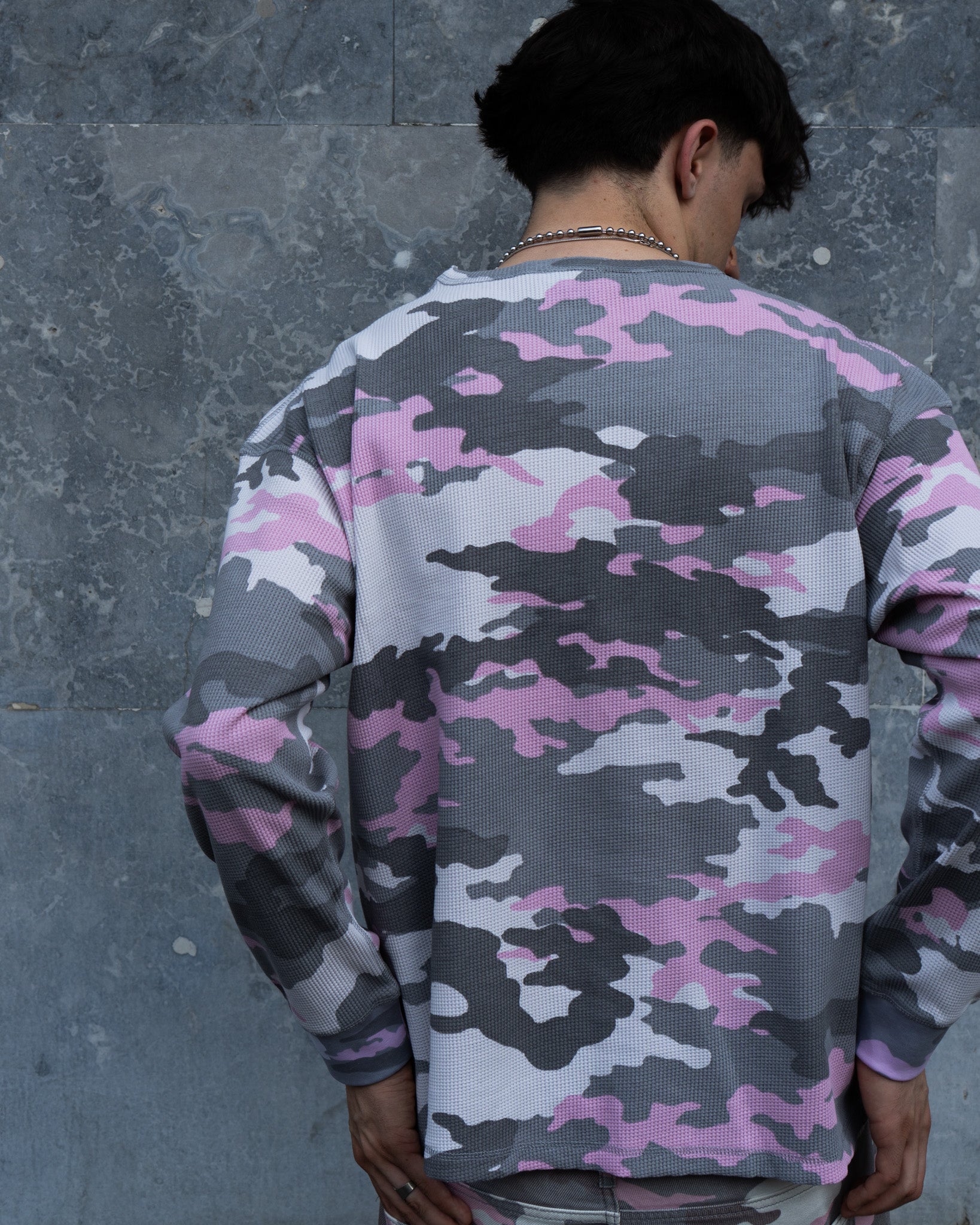 Camo Waffle Long Sleeve