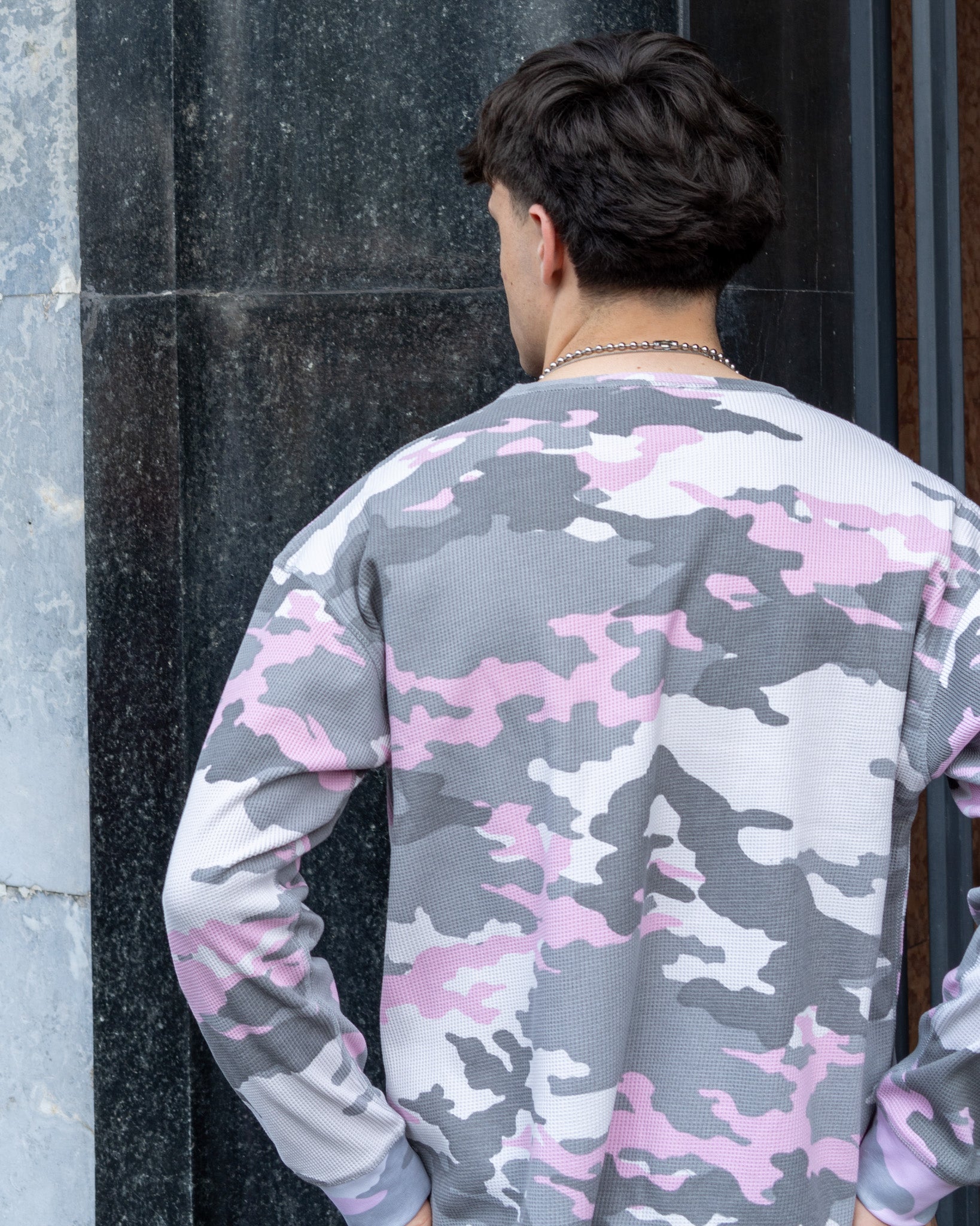 Camo Waffle Long Sleeve