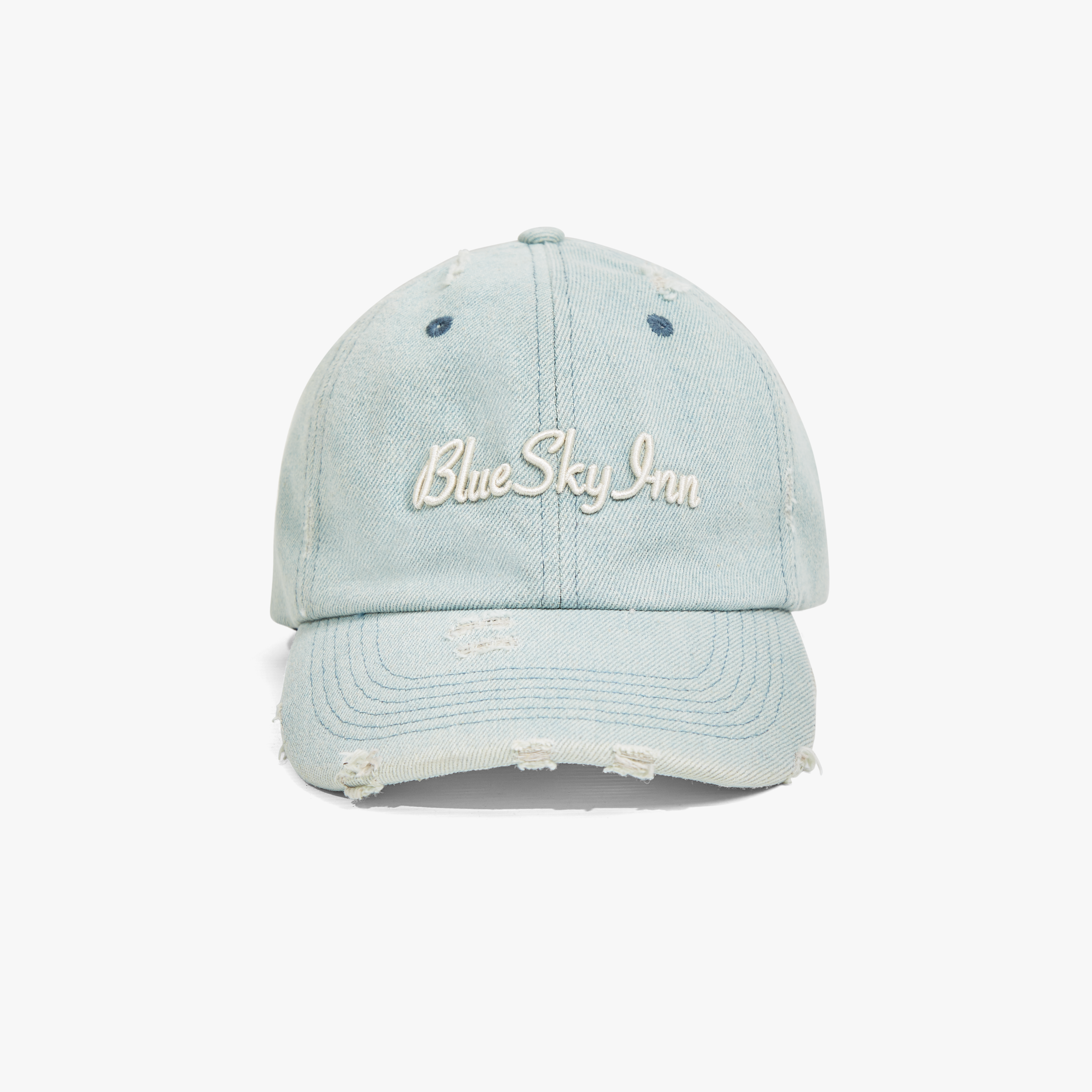 Aged Denim Cap