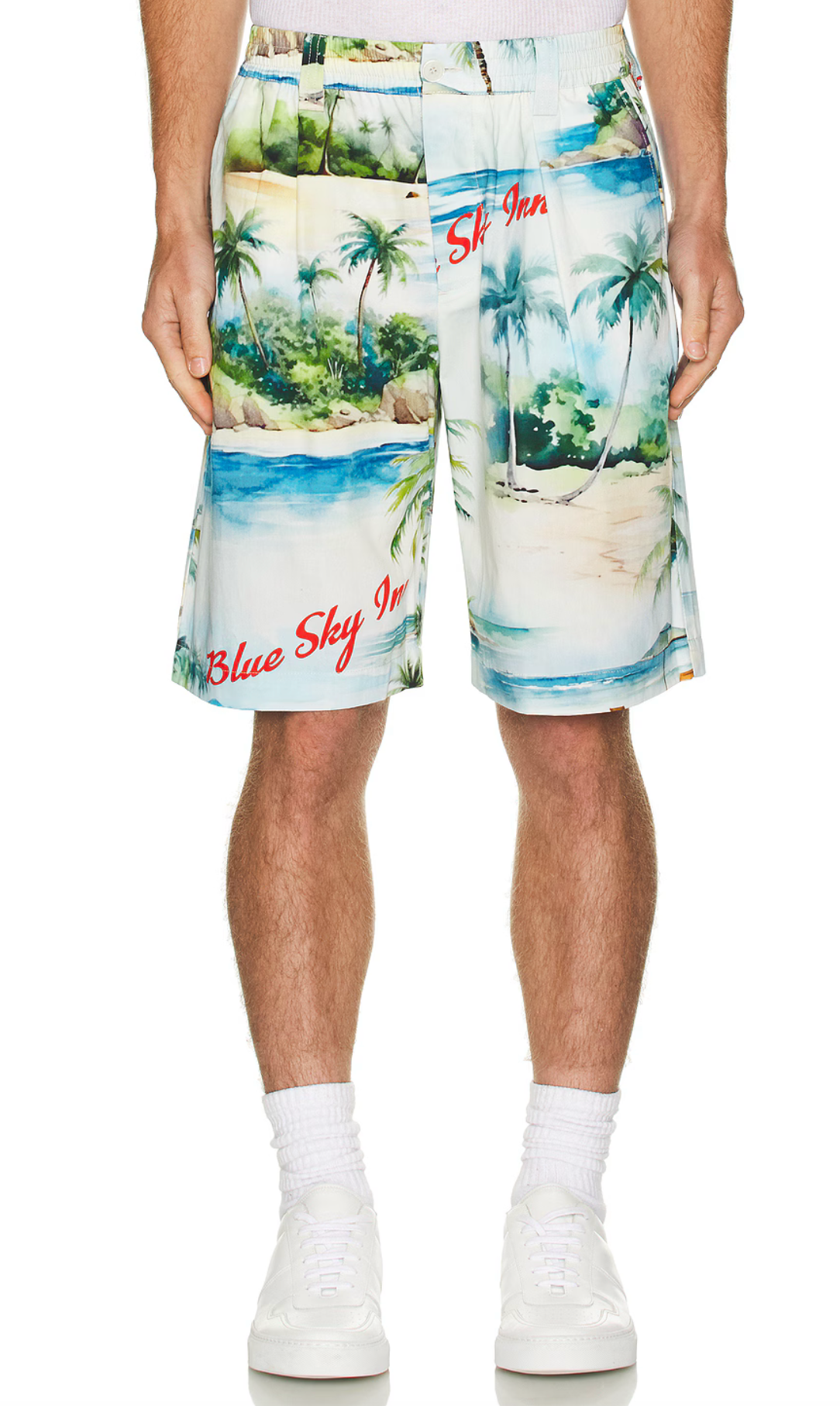 Pantalones cortos de popelina Island